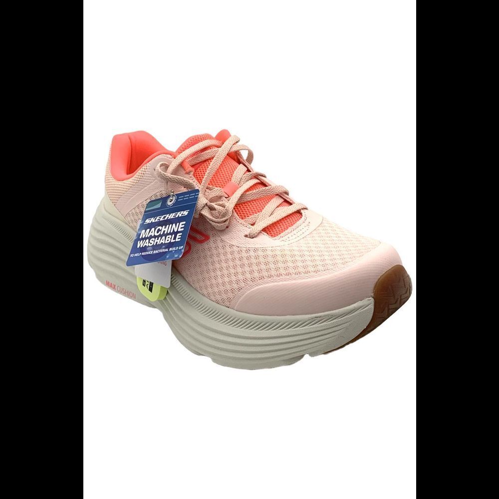 Skechers Women's Pink Coral Mesh Platform Sneakers